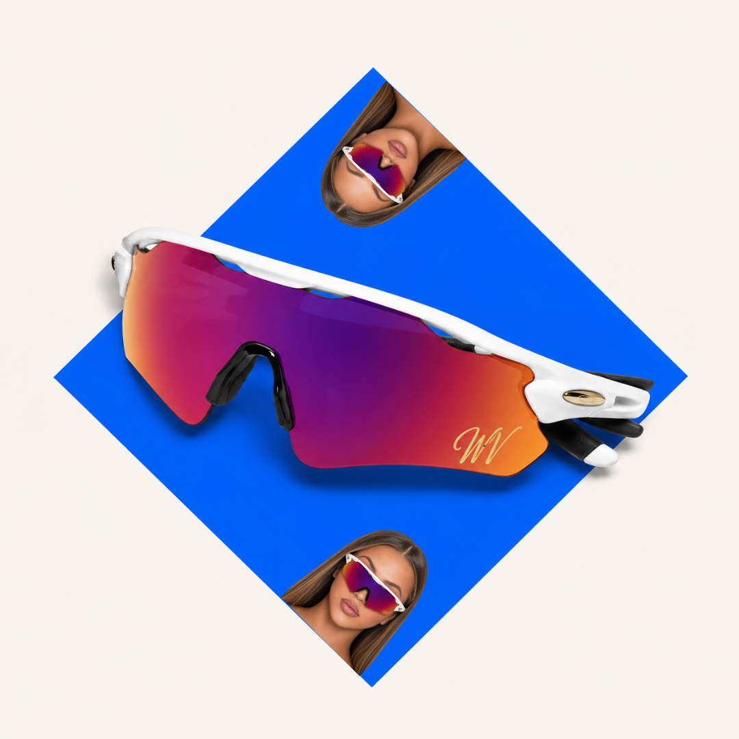 Close angle of the flame mirror lens